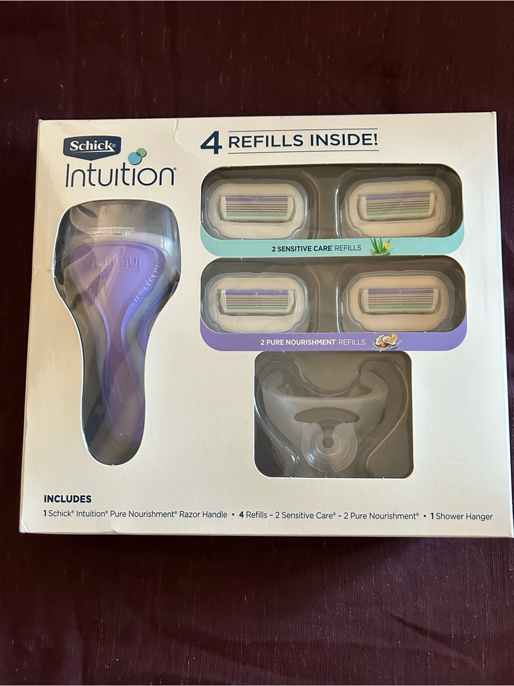 New Schick Intuition Womens Razor Set